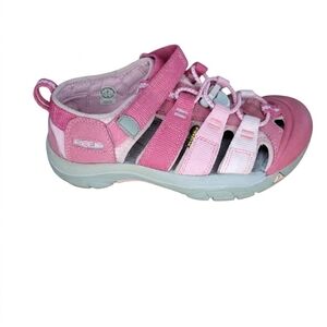 KEEN Newport H2 Sport Sandal Kids 2 Pink Waterproof Bungee Closed Toe Gorpcore